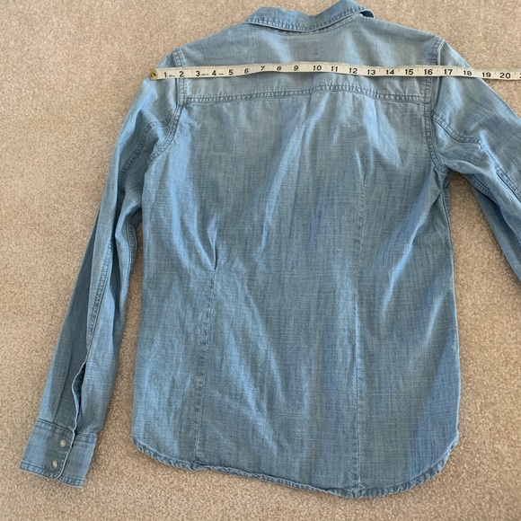 American Eagle Chambray Shirt - Picture 8 of 9